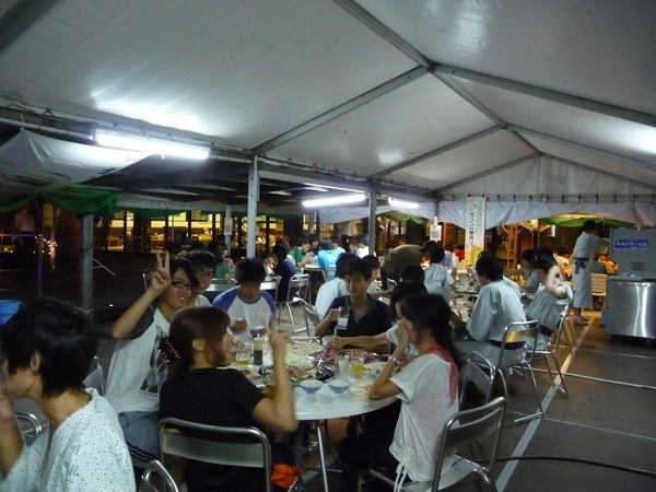 ホテルみどりの郷 みちのく城址温泉 癒しの広場バーベキュー＆ビアガーデン1