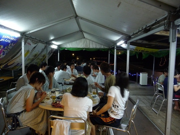 ホテルみどりの郷 みちのく城址温泉 癒しの広場バーベキュー＆ビアガーデン2