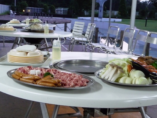 ホテルみどりの郷 みちのく城址温泉 癒しの広場バーベキュー＆ビアガーデン4