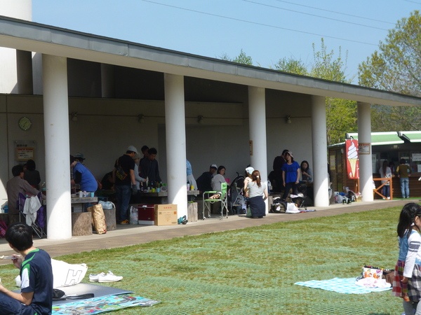 道南四季の杜公園 野原の丘ゾーンバーベキューコーナー1