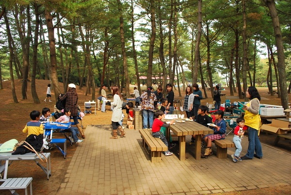 国営ひたち海浜公園 バーベキュー広場3