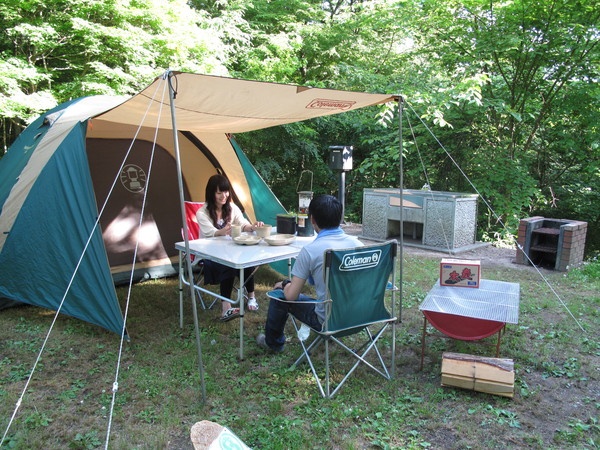 休暇村帝釈峡 くぬぎの森キャンプ場1