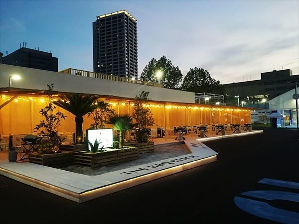THE BBQ BEACH in スポル品川大井町 ビーチゾーン2