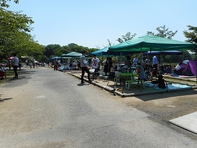 石ケ谷公園バーベキュー許可エリア1